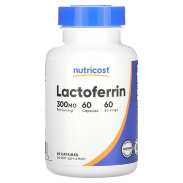 Nutricost, 乳鐵蛋白，300 毫克，60 粒膠囊