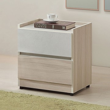 【Homelike】喜家居二抽床頭櫃(2502)