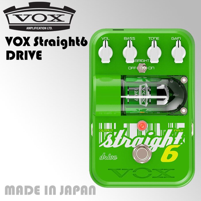 非凡樂器】VOX Straight 6 DRIVE【tone garage系列】電吉他真空款單顆