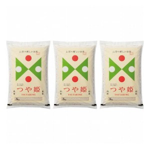 つや姫 山形県産 つや姫 15 kg YT5-3D 食料品 米 米(代引不可)