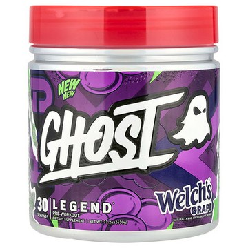 Ghost, Legend® 鍛煉前配方，Welch's® 葡萄味，22.2 盎司（630 克）