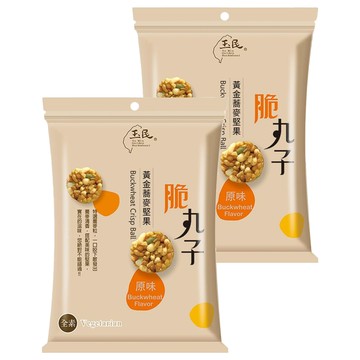 玉民 台灣黃金蕎麥堅果脆丸子  45g  2包