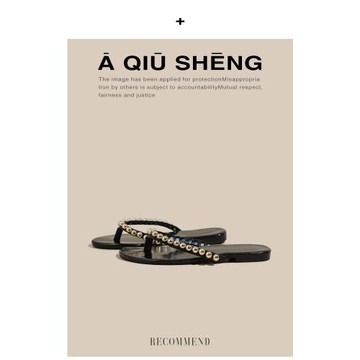 羊皮版~懶人拖鞋女夏外穿2025年新款小香風涼拖休閑平底人字拖