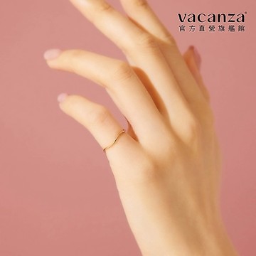 vacanza｜純鋼｜極簡波浪線條‧純鋼戒指