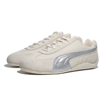 PUMA 休閒鞋 SPEEDCAT PREMIUM 糖霜白 銀 拼接 賽車鞋 女 40390201