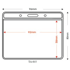 【史代新文具】STAT 橫式 凸型 直式 識別套/工作證套/證件套/卡片套