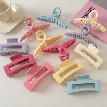 🌟現貨24H出🌟波浪雲朵鯊魚夾 韓版髮夾 大髮夾 鯊魚夾 金屬夾 韓妞夾 法式髮夾 髮夾 優雅髮夾  大嘴夾 曲線夾