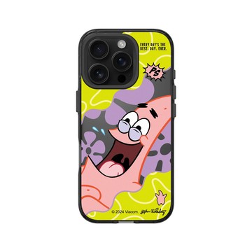 iPhone 16 Pro Clear 酷墨灰 - 海綿寶寶 SpongeBob - 派大星哈哈哈
