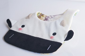 Bucute牛牛口水巾/寶寶的彌月禮物/口水巾/彌月