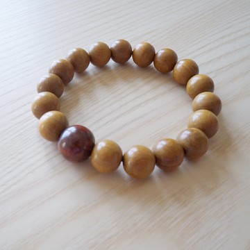 肖楠手珠12mm-主珠沉水紫檀13mm