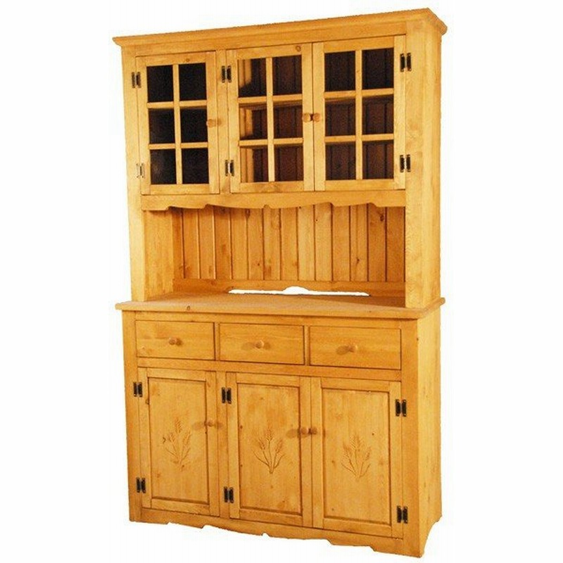 カップボード おしゃれ 収納 木製 食器棚 カントリー調 ファーマー カップボード 1 Tkc 980 通販 Lineポイント最大0 5 Get Lineショッピング