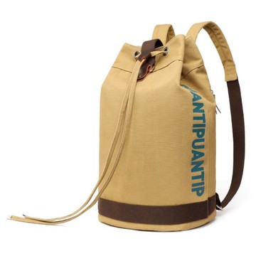 雙肩包男帆布包新款復古時尚百搭男士背包韓版旅行休閑包學生旅行