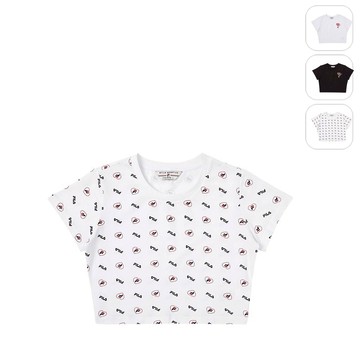 【FILA】女性 短袖圓領T恤-全印 5TEY-1426-IV