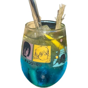 ✨小象優選✨電鋸人蕾塞日式玻璃杯飲料少女牛奶蛋形果汁加厚大容量高顏值杯子