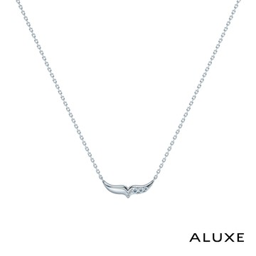 【ALUXE 亞立詩】迪士尼 10K 魚尾優雅 鎖骨鍊 鑽石項鍊 小美人魚 NNDL002