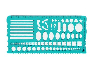 Life 徠福 TP-72A 美術定規 (111 x 233 x 0.8mm)【APP滿額下單10%點數(單一帳號最高5000點)】1/31止