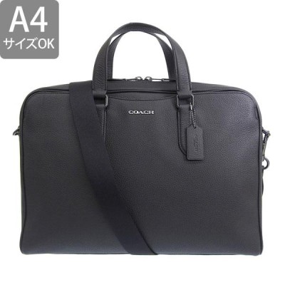 コーチ バッグ メンズ ビジネスバッグ 2WAYブリーフケース A4 アウトレット レザー ブラック C8174 COACH |  LINEブランドカタログ