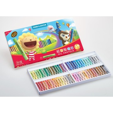 雄獅 OP 紙盒粉蠟筆 (49-60色) / 雄獅粉臘筆 雄獅蠟筆 蠟筆 塗鴉筆 繪圖筆