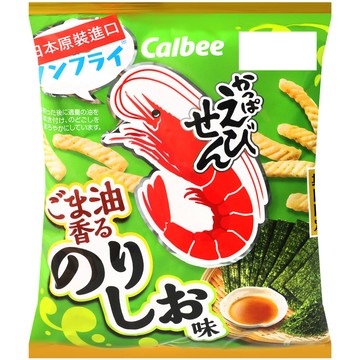 Calbee 卡樂先生芝麻海苔鹽味蝦條 (64g)