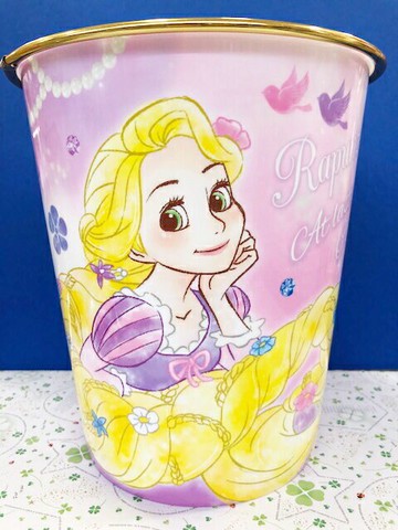 【震撼精品百貨】魔法公主樂佩公主 Rapunzel 樂佩塑膠垃圾桶-紫色#06689 震撼日式精品百貨