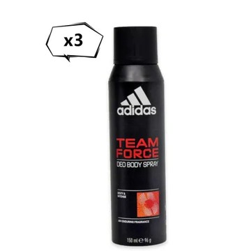 Adidas男用體香噴霧--典藏魅力(150ml)*3