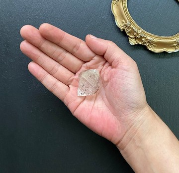 能量原石- 天然雙尖閃靈鑽高頻率原石 消磁淨化 提高能量 擺件