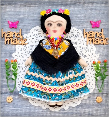 墨西哥布娃娃，蒂爾達娃娃 - 布娃娃 - 布娃娃，布娃娃填充