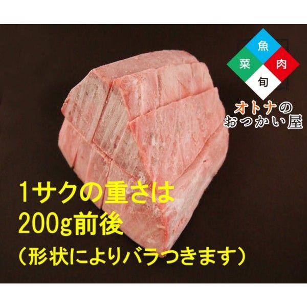 天然インドマグロ ミナミマグロ ブロック1kg 中トロ・赤身