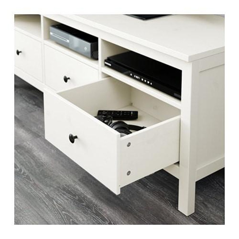 IKEA テレビ台 HEMNES ホワイトステイン (303.529.01) | LINEショッピング