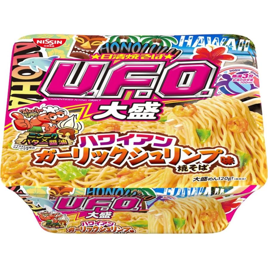 日清食品 日清焼そば 大盛 ハワイアン ガーリックシュリンプ味焼そば146g ×12個 カップ麺