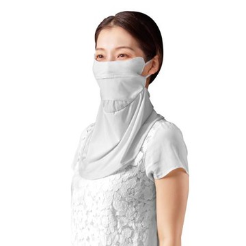 【日本Alphax】Pale冷感抗UV防曬面罩 一入 (防風面罩 遮陽面罩 掛耳面罩 護頸面罩 騎車防曬)