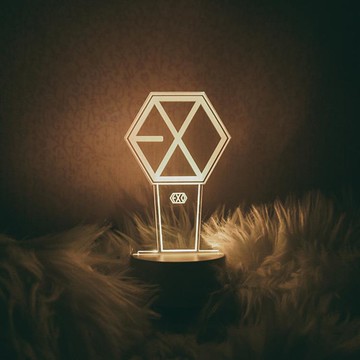 BIUBIU EXO應援臺燈樸燦烈邊伯賢吳世勛張藝興燈牌同款周邊C款