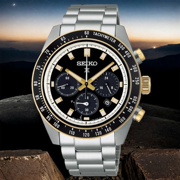 SEIKO 精工 PROSPEX SPEEDTIMER 太陽能三眼計時手錶(SSC941P1/V192-0AH0G)