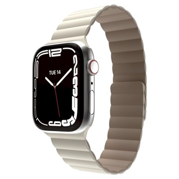 MAGEASY SKIN 磁吸矽膠防水錶帶 星光白  Apple Watch 44/45/46/49mm  1個