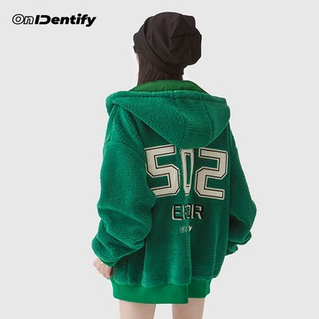 無色標籤 502 Error仿羊羔絨連帽綠色外套 炎亞綸主理品牌 男女同款onidentify官方直營店 蝦皮商城 Line購物