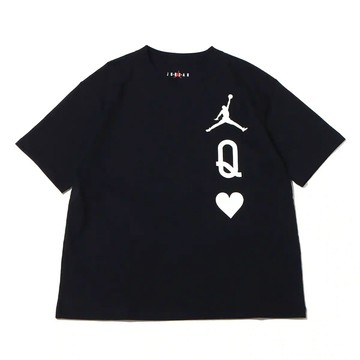 S.G NIKE Air Jordan DQ4472-010 黑 紅桃Q 短袖 T恤 女裝