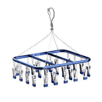 公司貨 免運 可開票 家用陽臺多功能嬰兒衣架襪子架曬衣架宿舍不銹鋼晾衣夾子