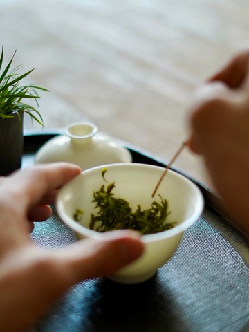 言己瓜白系列110ml蓋碗 二才蓋碗 不燙手蓋碗 原礦釉