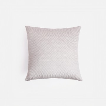 沁涼格紋環保抱枕 45X45 灰