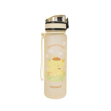 【IMPACT】怡寶 | 布丁狗彈蓋Tritan水壺/水杯/水瓶(500ML) 附提繩-米黃 IMPNB03YL (IMKA)