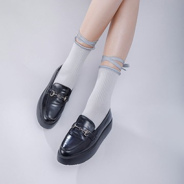 學院風夏天薄款可愛日系襪子女夏jk2022新款網紅綁帶交叉中筒襪潮