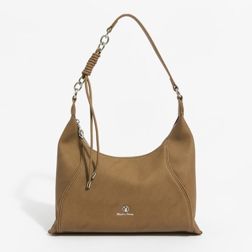 PLAYBOY - 肩背包附長背帶  Pastel Air系列 - 棕色/561-1901-05-6