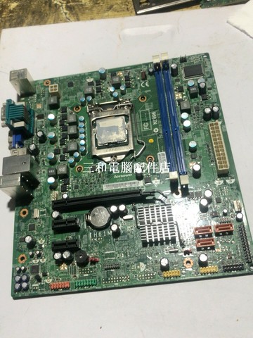 聯想IH61M主板 H61全集成D3 1155測試好 不支援22納米 帶擋板 實體庫存【三和電腦配件店】