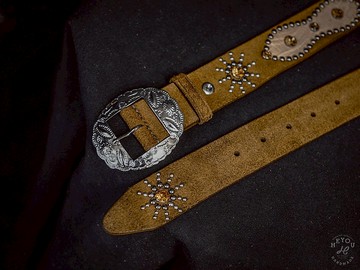 WesternSpecial Leather Belt 西部風鉚釘皮革腰帶