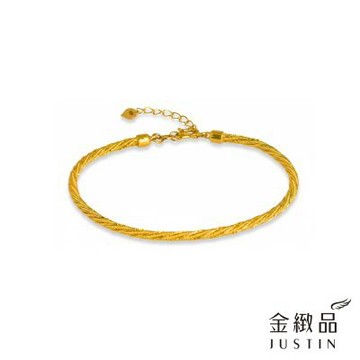 金緻品 黃金手環 金旋纏影 3.34錢 5G工藝