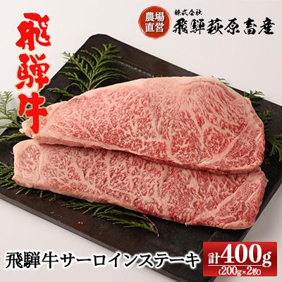 ふるさと納税 下呂市 飛騨牛サーロインステーキ　 200g×2枚　国産 牛肉