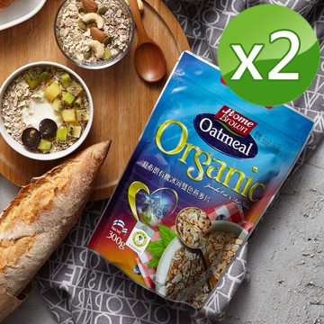 【紅布朗】有機冰河雙色燕麥片(300gX2袋)