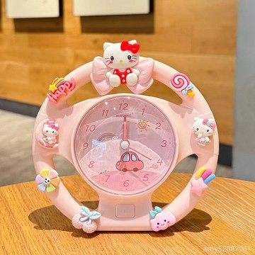 【台灣-出貨】🚀 卡通兒童可愛小鬧鐘學生宿舍鬧鈴男女孩起床時鐘時間管理器懶人鐘
