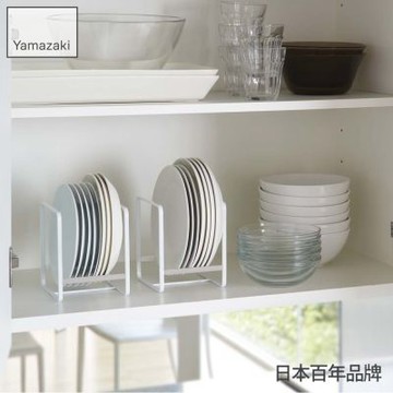日本【YAMAZAKI】Plate日系框型盤架-S★碗盤架/置物架/保鮮盒蓋收納