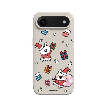 iPhone Air SolidX 貝殼灰 - Usagyuuun 小突兔 - 聖誕小突兔